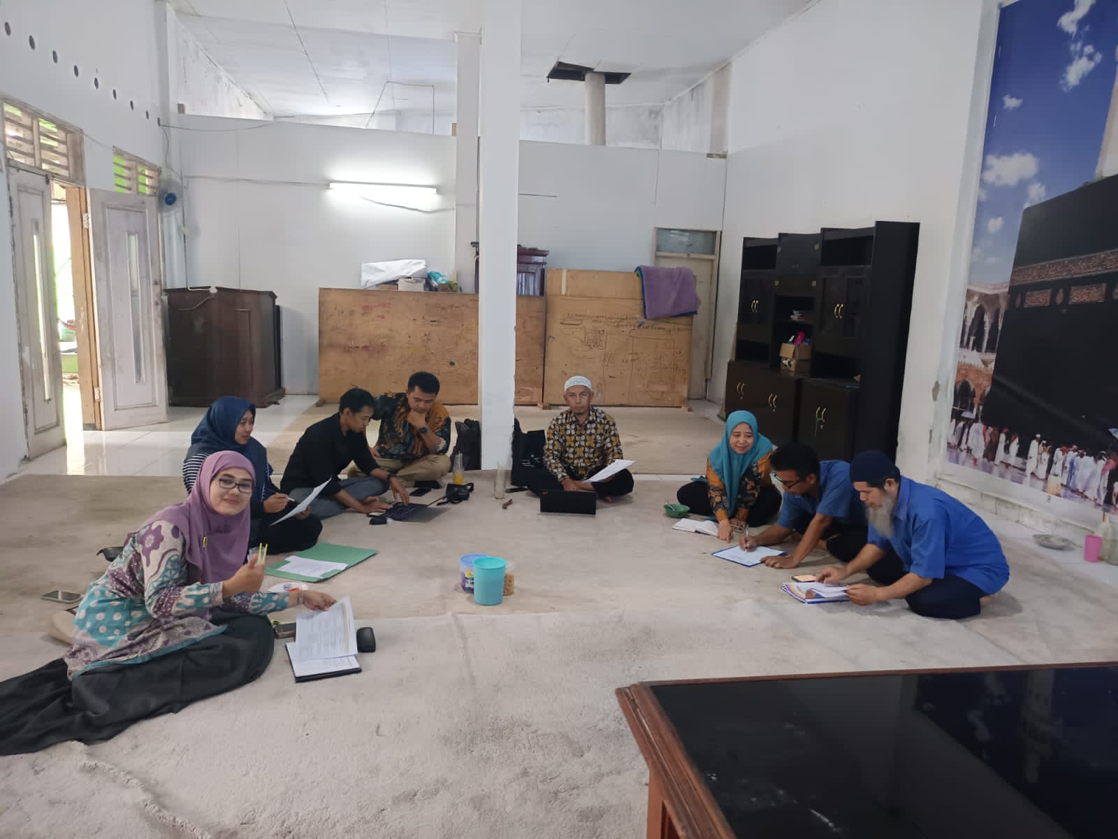 Rapat Kepanitiaan Akreditasi MTs Nursa'idiyyah